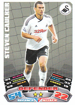 Steven Caulker Swansea City 2011/12 Topps Match Attax #278